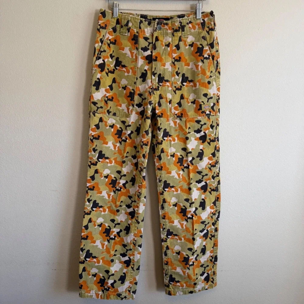 Dickies Artondale Camo Carpenter Pants 29 Workwear Utility Streetwear Gorpcore‎